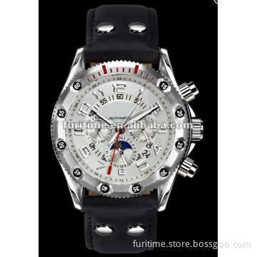 leather strap watch,Gents style watches 2012 fashion high-grade watch for men